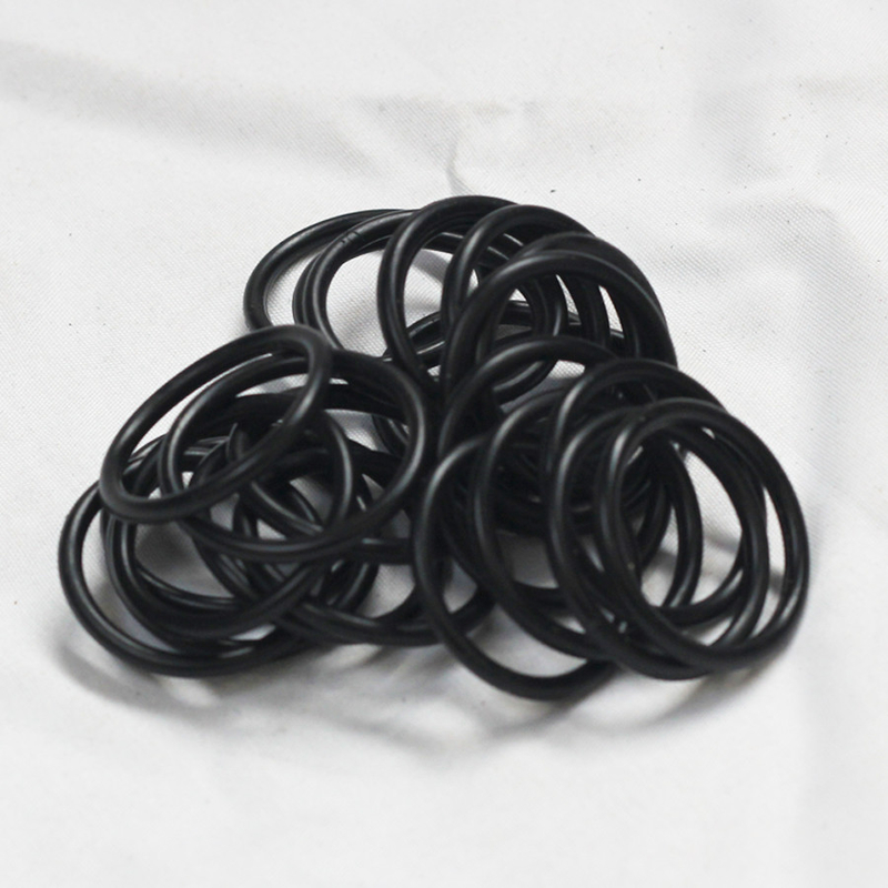 Standard Buna Nbr Fkm Silicon 70 Black Small Flat O-Ring and Temperature Resistant