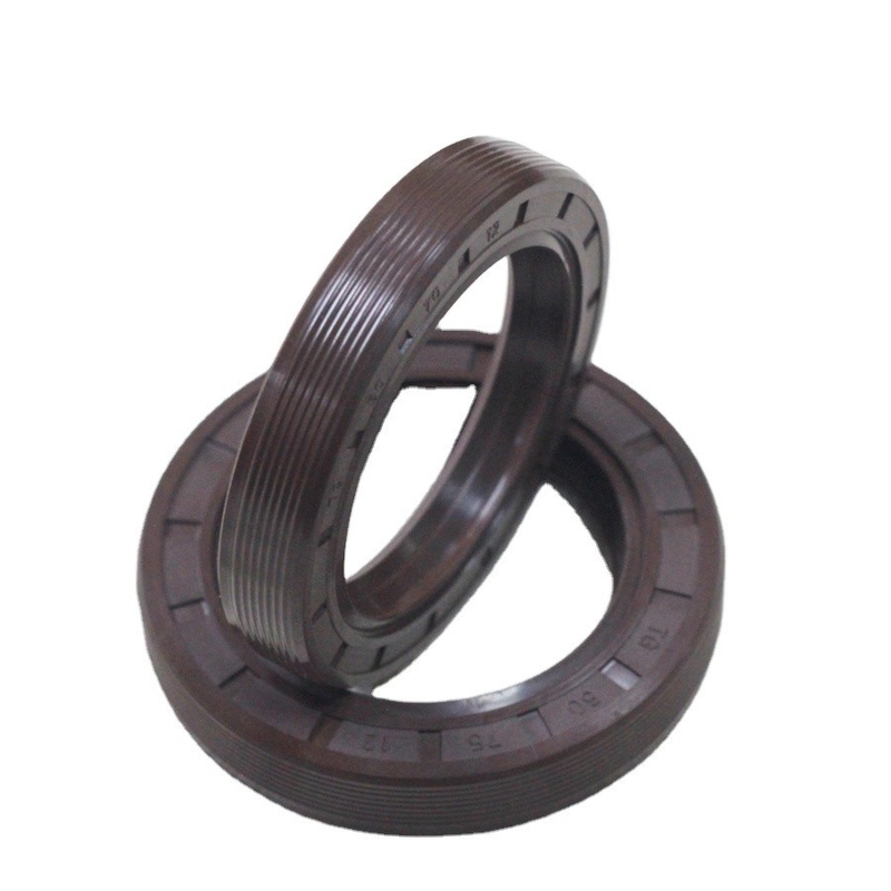 Oil Seal NBR/FKM Rubber Seal With Spring With Corrugated Thread For All Industries